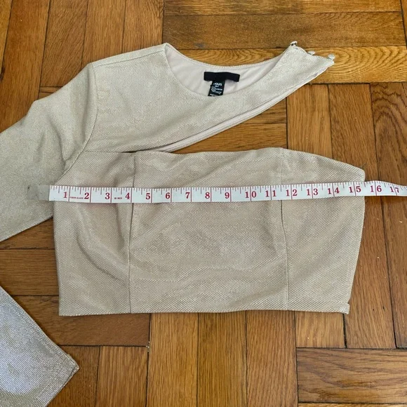 HOURS SELF TOP - Gold Beige - Size M - Picture 4 of 8